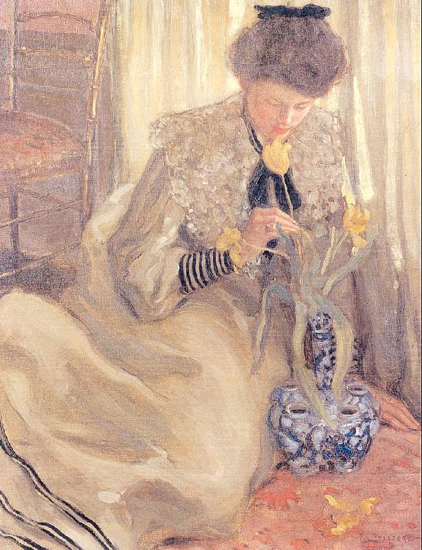 Frieseke, Frederick Carl The Yellow Tulip oil painting image